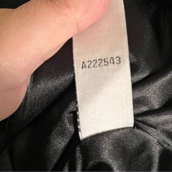 Linea by Louis Dell'Olio Dark Blue Denim Blazer with Button Detail Size Large - Picture 10 of 11